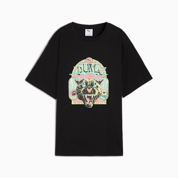 GRAPHIC Tee Women, PUMA Black, extralarge