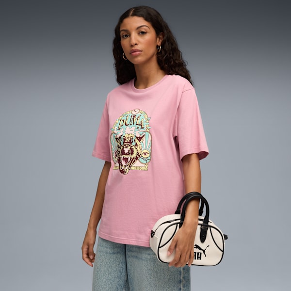 GRAPHIC Tee Women, Poised Pink, extralarge