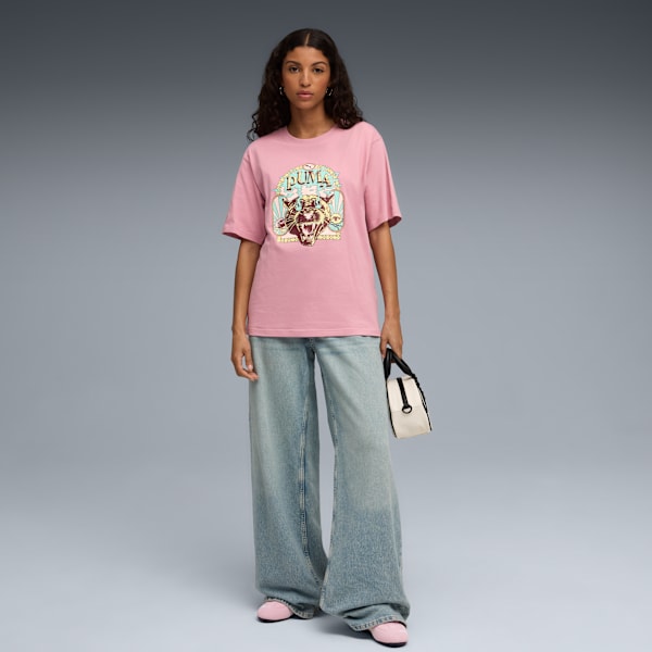 GRAPHIC Tee Women, Poised Pink, extralarge