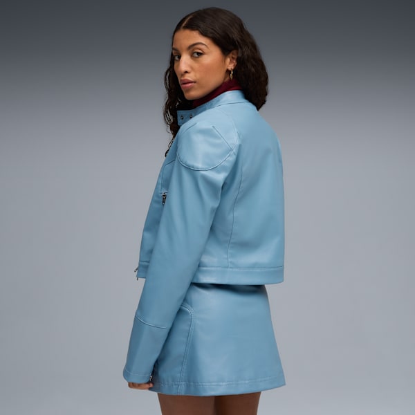 FUTURE.PUMA.ARCHIVE Racer Jacket Women, Cool Blue, extralarge-GBR