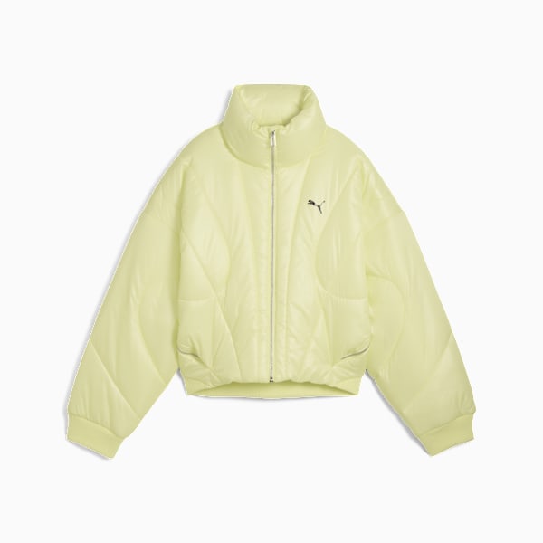 DARE TO Women's Water-Repellent Puffer Jacket, Gold Moon, extralarge-IND