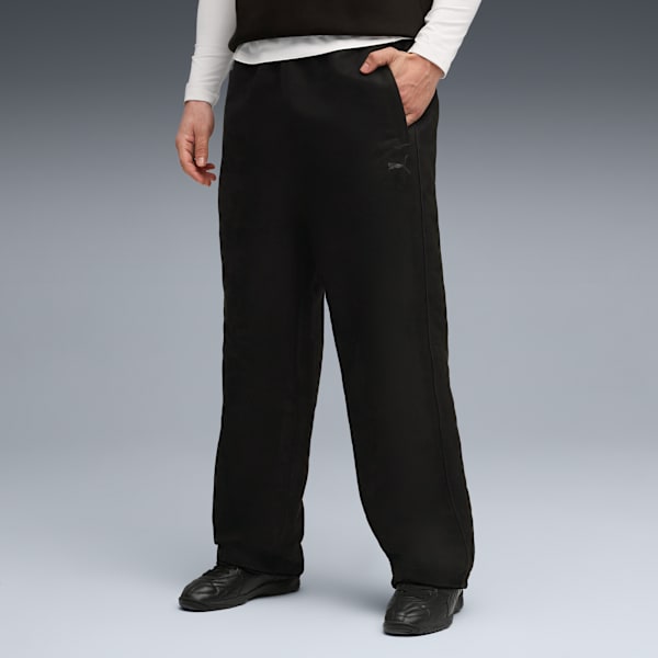 T7 Relaxed Suede Track Pants Men, PUMA Black, extralarge-GBR