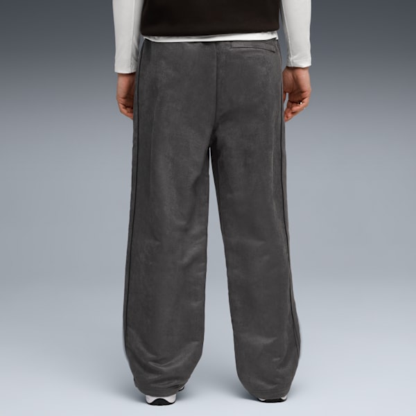 T7 Relaxed Suede Track Pants Men, Dusky Gray, extralarge-GBR