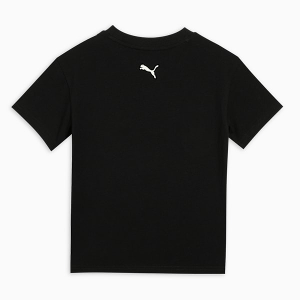 MOODY CAT Kids' Relaxed Fit Cotton Tee, PUMA Black, extralarge-IND