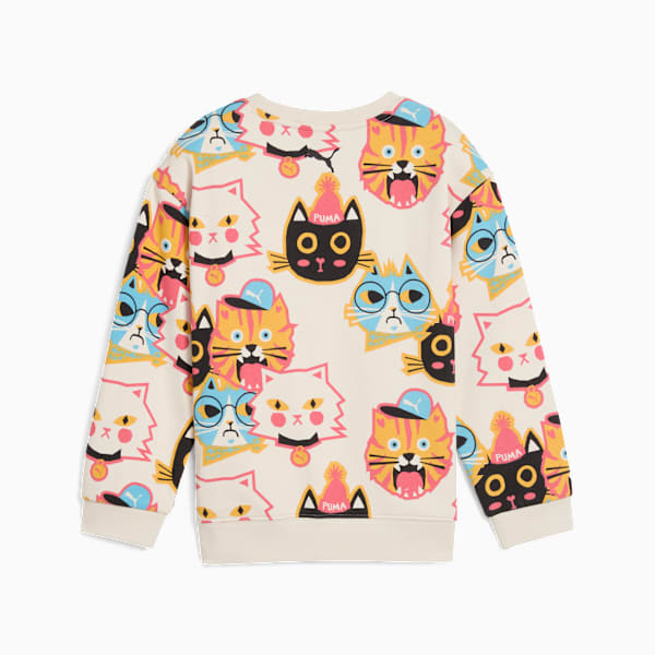Sudadera Moody Cat para niños, Alpine Snow, extralarge