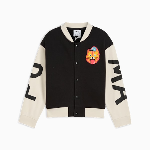 Moody Cat Bomber Kids, PUMA Black, extralarge