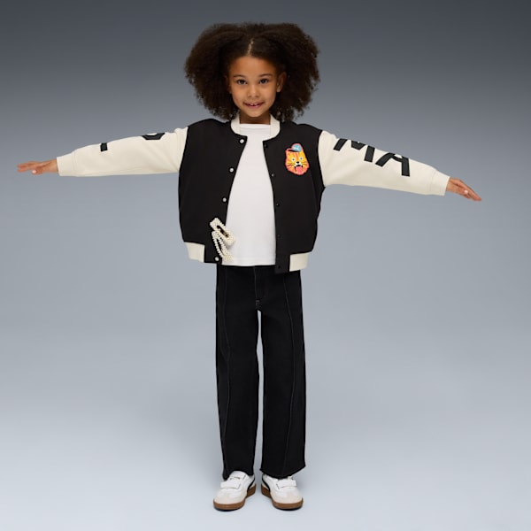 Moody Cat Bomber Kids, PUMA Black, extralarge