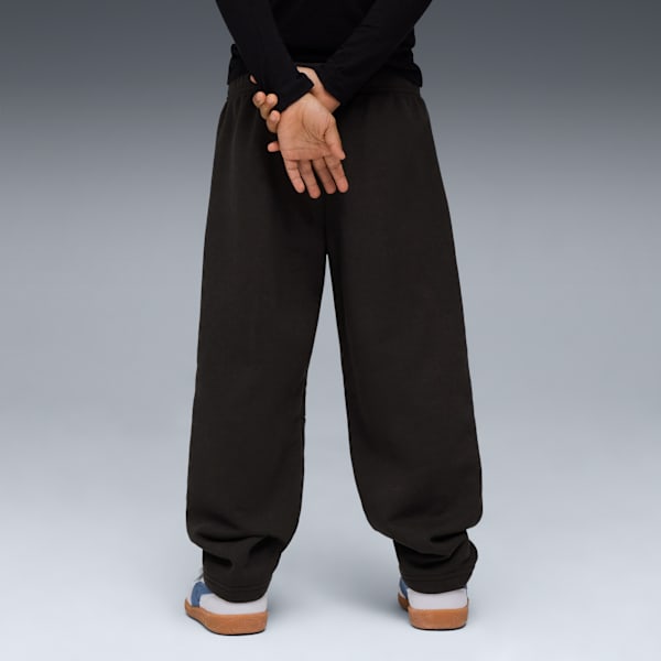 Moody Cat Sweatpants Kids, PUMA Black, extralarge