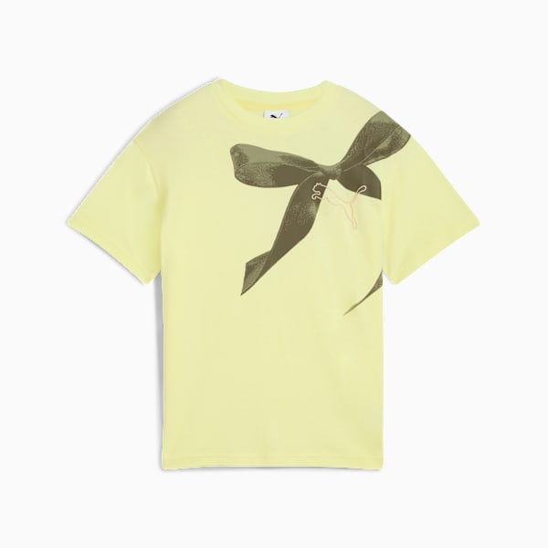 Bowtique Relaxed Graphic Tee Youth, Gold Moon, extralarge