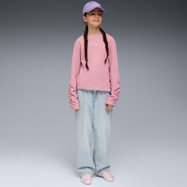 Bowtique Crew Youth, Poised Pink, extralarge