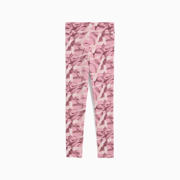 Bowtique All-Over Print Leggings Youth, Poised Pink, extralarge