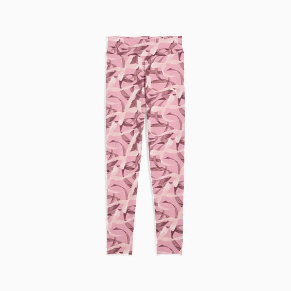 Bowtique All-Over Print Leggings Youth, Poised Pink, extralarge
