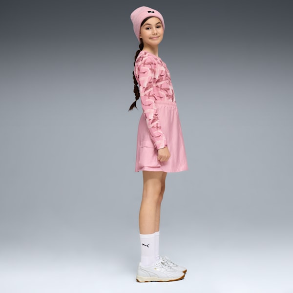 Bowtique Woven Cargo Skirt Youth, Poised Pink, extralarge