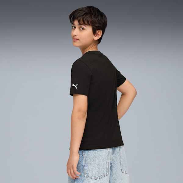 Super PUMA Graphic Tee Youth, PUMA Black, extralarge