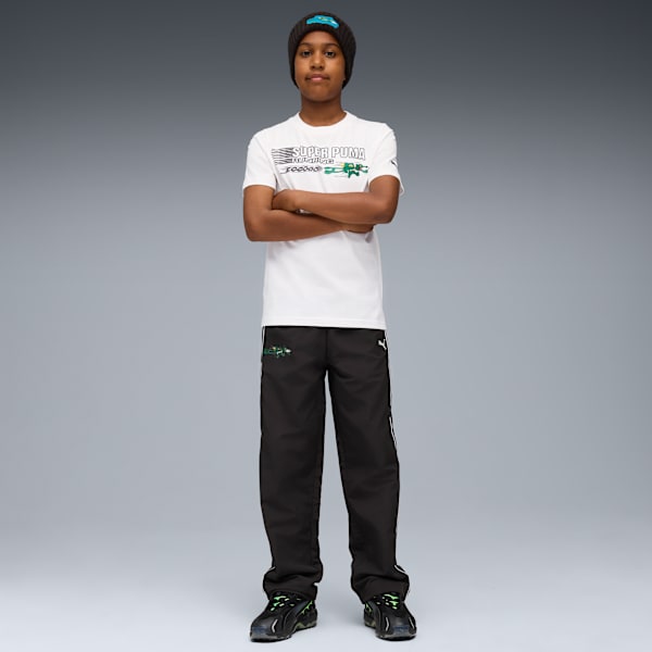SUPER PUMA Graphic Tee Youth, PUMA White, extralarge