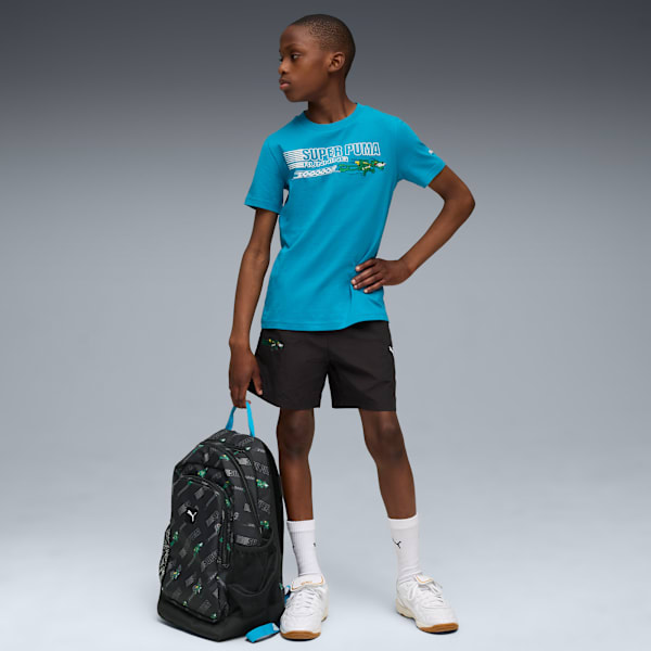 Super PUMA Graphic Tee Youth, Tropical Blue, extralarge