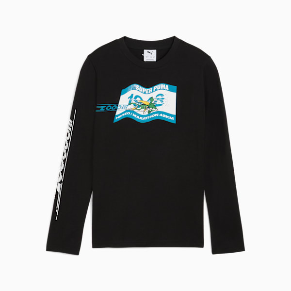 SUPER PUMA Longsleeve Tee Youth, PUMA Black, extralarge