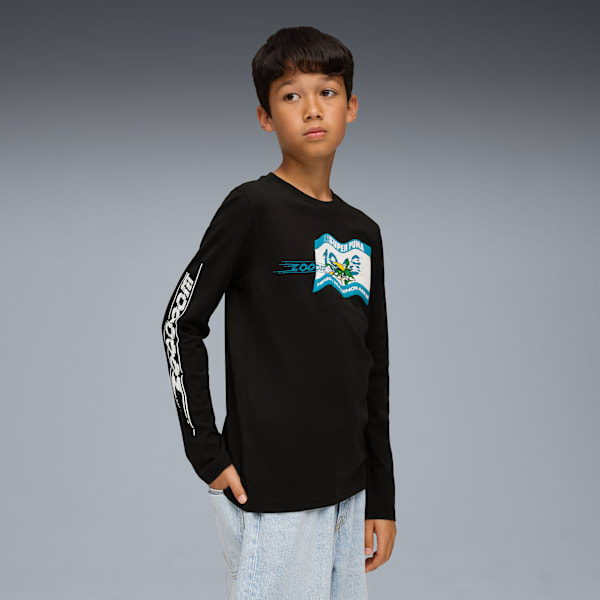 SUPER PUMA Longsleeve Tee Youth, PUMA Black, extralarge