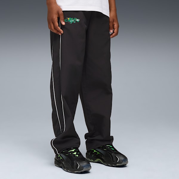 T7 SUPER PUMA Woven Pants Youth, PUMA Black, extralarge