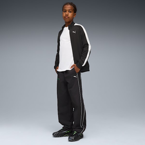 T7 SUPER PUMA Woven Pants Youth, PUMA Black, extralarge