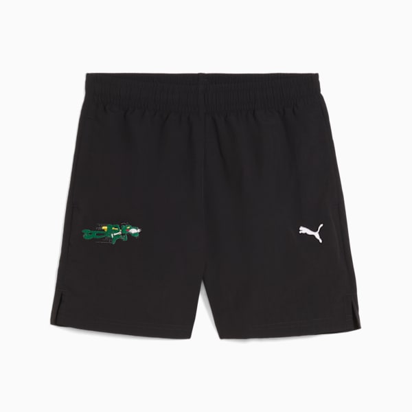 SUPER PUMA Woven Shorts Youth, PUMA Black, extralarge