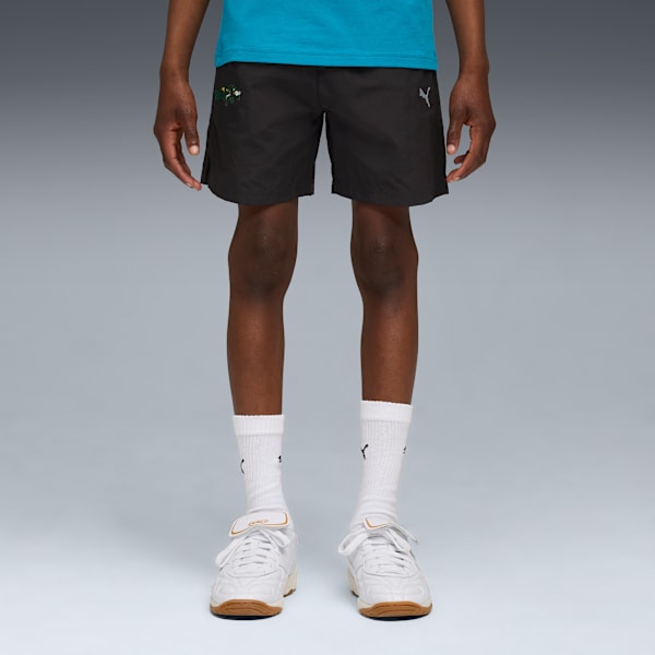 SUPER PUMA Woven Shorts Youth, PUMA Black, extralarge