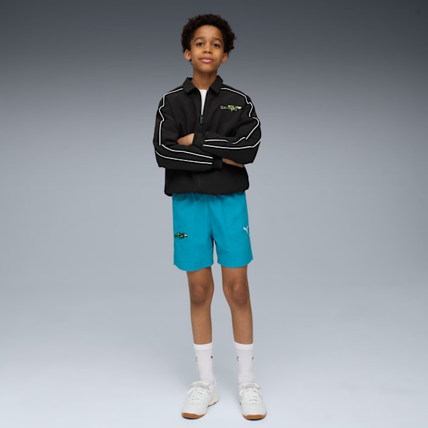 SUPER PUMA Woven Shorts Youth, Tropical Blue, extralarge