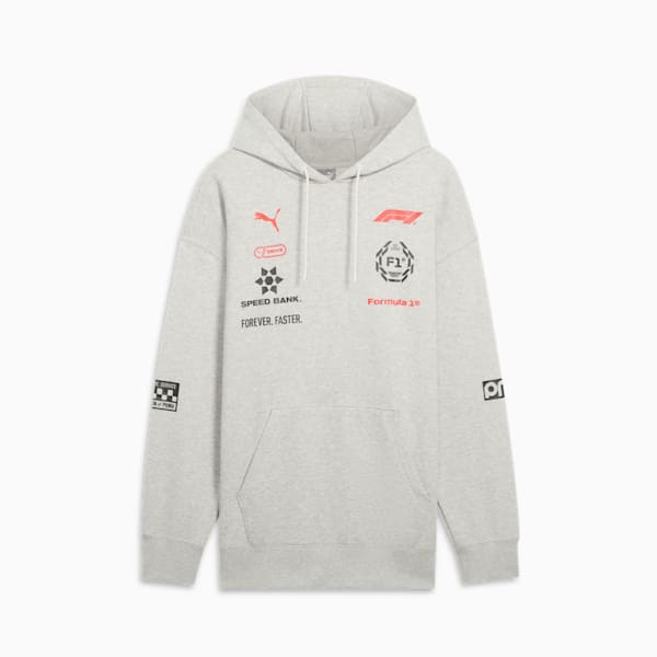 Sudadera con capucha F1® Racing Motorsport para hombre, Light Gray Heather, extralarge