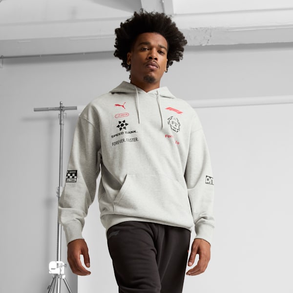 F1® Racing Motorsport Men's Hoodie, Light Gray Heather, extralarge
