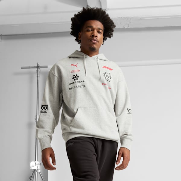 Formula 1® Racing Motorsport Men's Hoodie, Light Gray Heather, extralarge