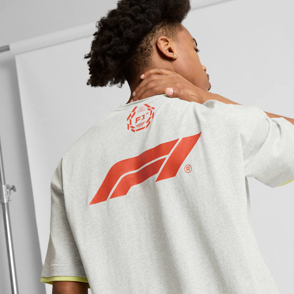 F1® Racing Motorsport Men's Tee, Light Gray Heather, extralarge