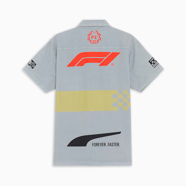 メンズ モータースポーツ F1 レーシング シャツ, Feather Gray, extralarge-JPN