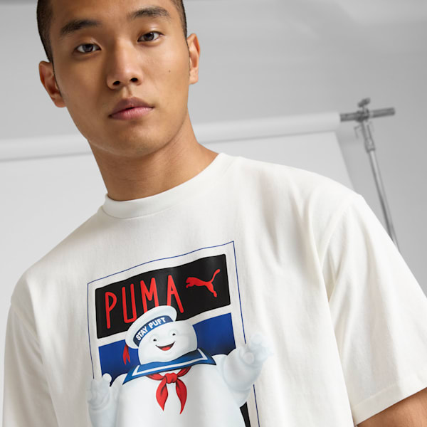 PUMA x GHOSTBUSTERS Stay Puft Men's Tee, Warm White, extralarge