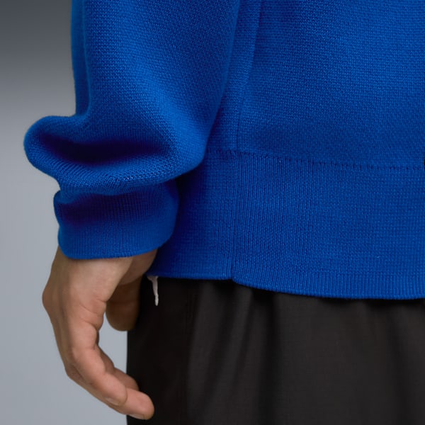 FUTURE.PUMA.ARCHIVE Sweater Unisex, Mountain Blue-PUMA Black, extralarge
