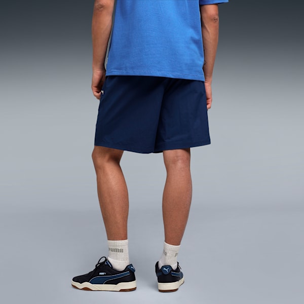 MMQ Men's Premium Quality Woven Shorts, Persian Blue, extralarge-IND