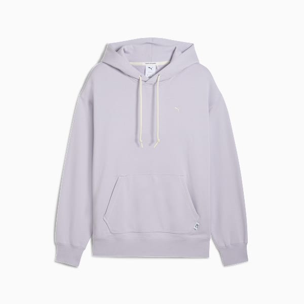 MMQ Men's Relaxed Cotton Hoodie, Lilac Crush, extralarge-IND