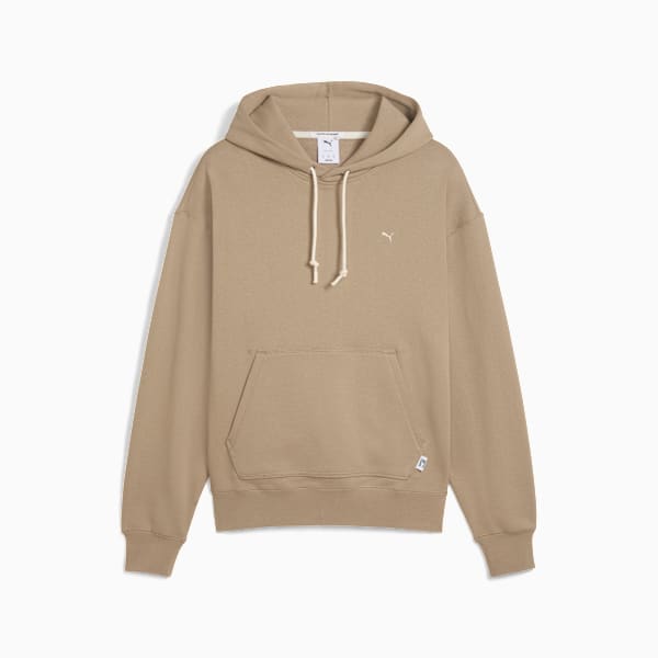 MMQ Men's Relaxed Cotton Hoodie, Ice Coffee, extralarge-IND