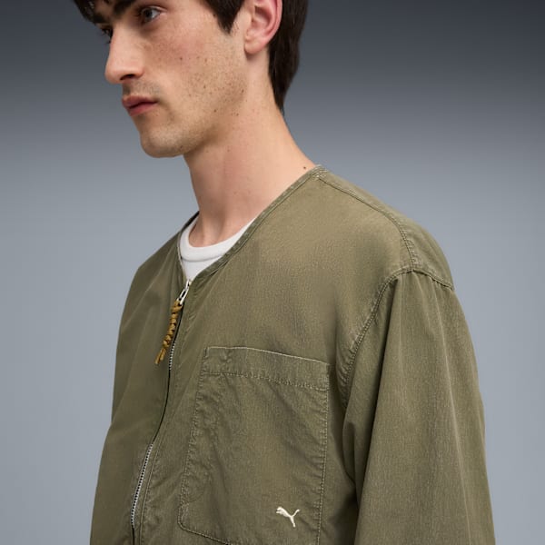 Sobrecamisa MMQ para hombre, Loden Green, extralarge