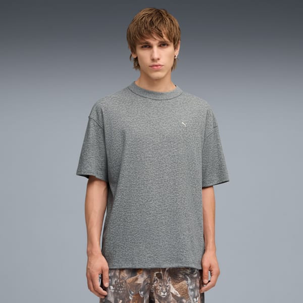 MMQ Waffle Men's Tee, Medium Gray Heather, extralarge-IND