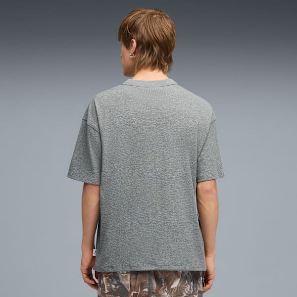 MMQ Waffle Men's Tee, Medium Gray Heather, extralarge-IND