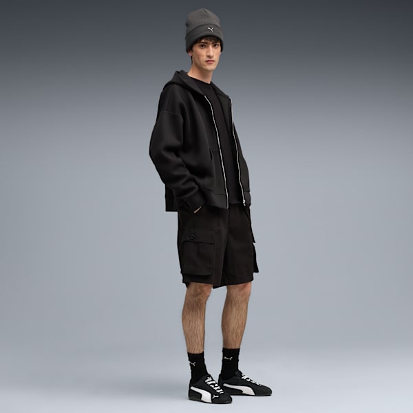 MMQ Men's Cargo Shorts, PUMA Black, extralarge-IND