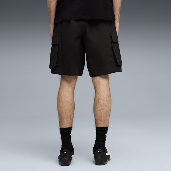 MMQ Men's Cargo Shorts, PUMA Black, extralarge-IND