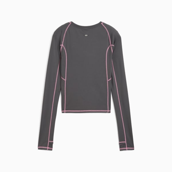 YONA Tight Long Sleeve Top Women, Dusky Gray, extralarge-GBR