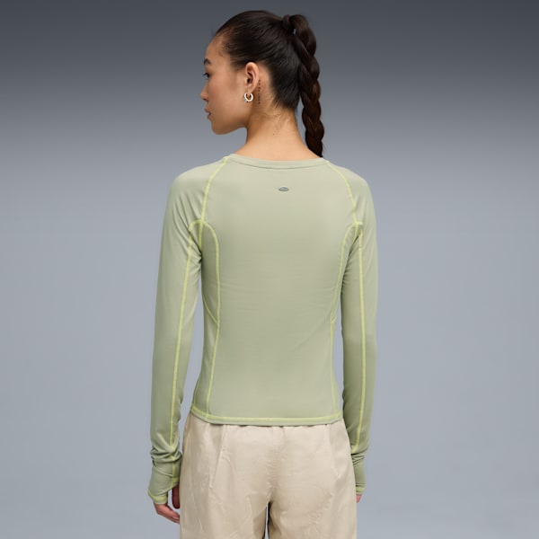 YONA Tight Long Sleeve Top Women, Lux Army, extralarge-GBR