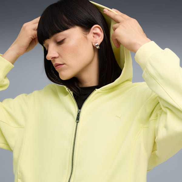 YONA Full-Zip Hoodie Women, Gold Moon, extralarge-GBR