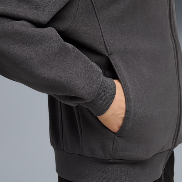 Sudadera con capucha y cremallera para mujer Yona, Dusky Gray, extralarge