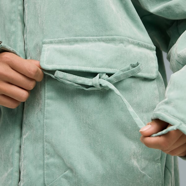 Yona Women's Twill Jacket, Light Moss, extralarge