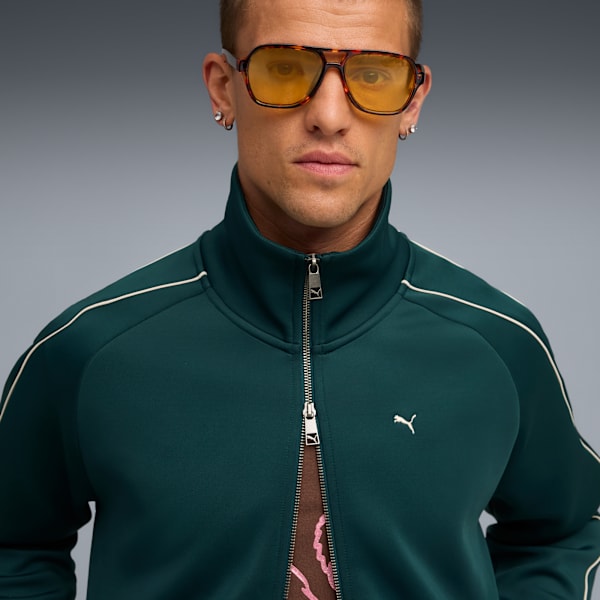 T7 Track Jacket Men, Green Terrain, extralarge