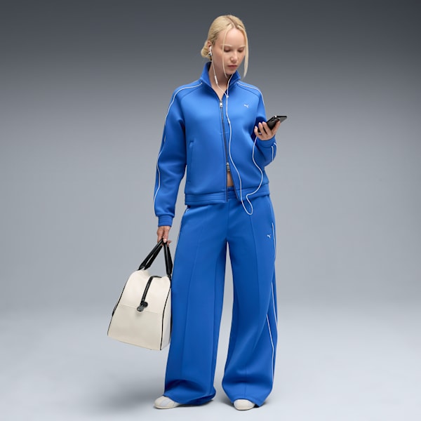 T7 Track Jacket Women, Mountain Blue, extralarge