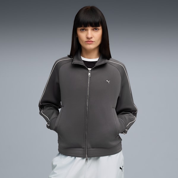 T7 Track Jacket Women, Dusky Gray, extralarge